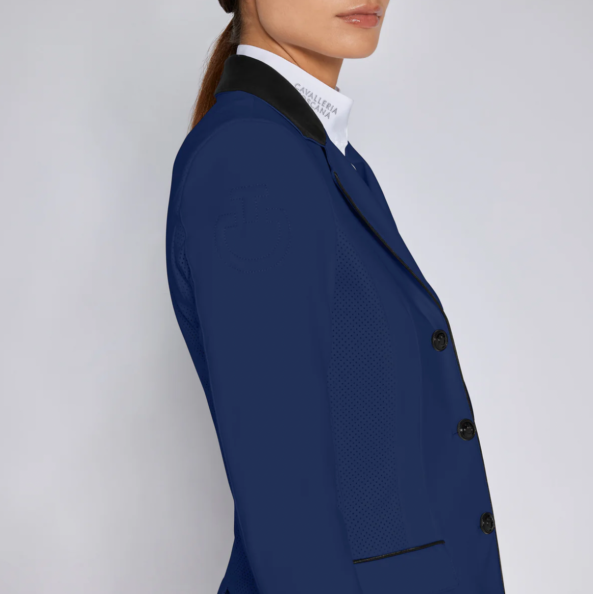CAVALLERIA TOSCANA GP PERFORATED RIDING JACKET WOMEN